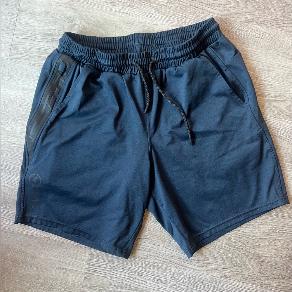 Men's Virus Iconx 2 Shorts Medium Heather Navy 7.5” inseam